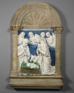 La Natividad, c.1460 de Luca Della Robbia
